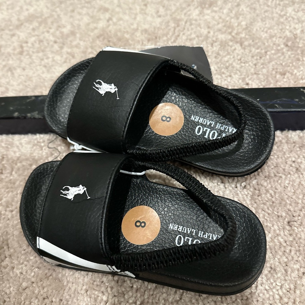 Brand New Boys Polo Ralph Lauren Pool Shoes Sandels